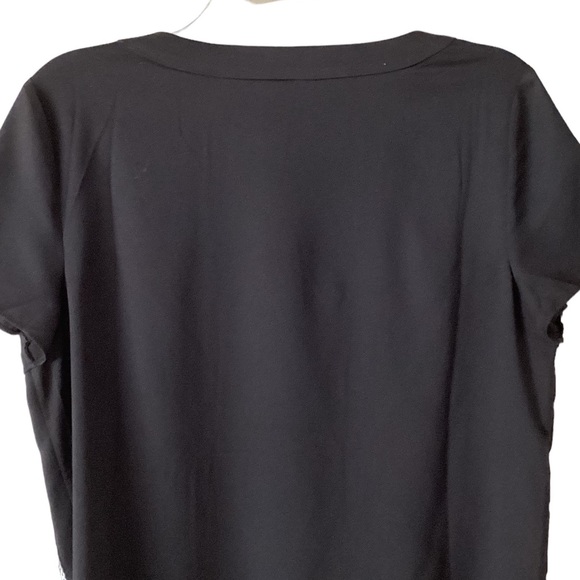 Ann Taylor Sequin Chiffon Cocktail Blouse Medium - Picture 7 of 8